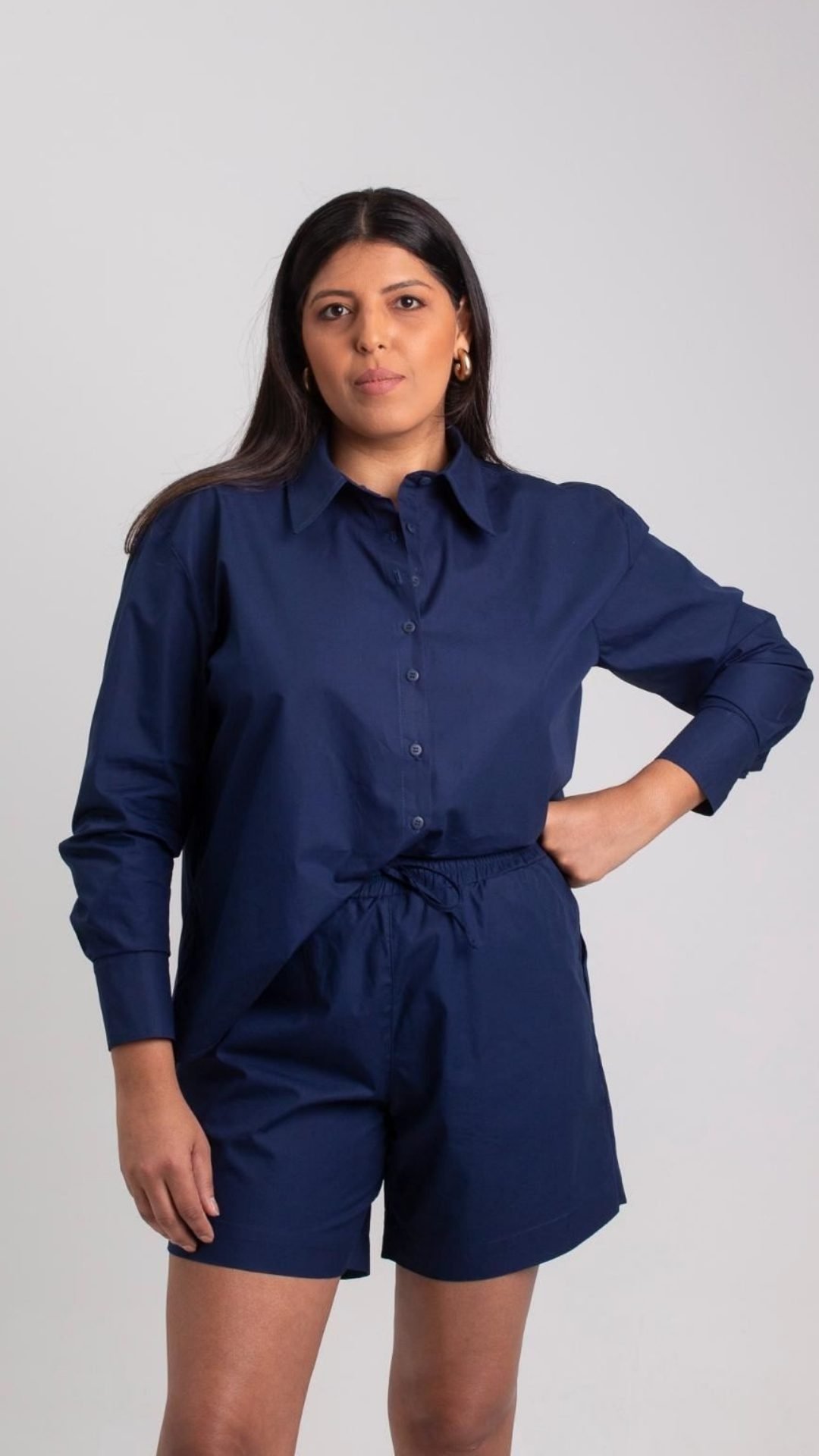 Conjunto camisa e short Mulheres Altas - Imagem 6