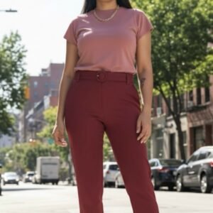 Calça Camila – Cor Marsala