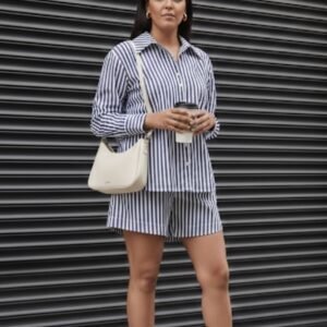 Conjunto camisa e short Mulheres Altas