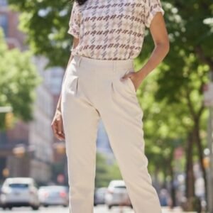 Calça Cenoura – Cor Natural