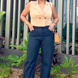 Barrel Jeans Preta