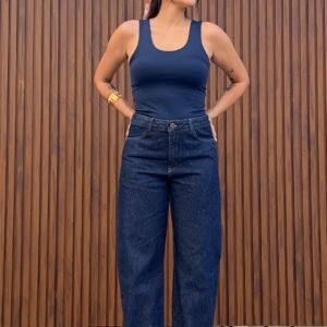 Barrel Jeans Azul